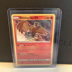 Pokemon TCG Shining Ho-Oh SM70 Black Star Promo Holo Card Near Mint Condition - Image 1