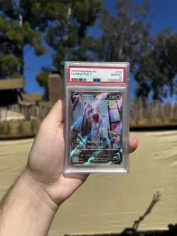 Pokemon Go Mewtwo v Full Art Holo Ultra Rare Card 072/078 PSA 10 - Image 2