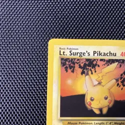 Lt. Surge's Pikachu 84/132 Gym Challenge Pokemon TCG Vintage Common Card - Image 2