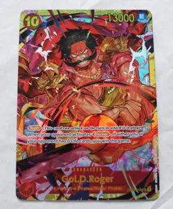 One Piece Card Game Emperors In The New World Secret Rare Gol.D.Roger JL3 NM - Image 1