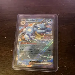 Pokemon TCG Blastoise EX Stellar Crown Holo Double Rare Card 030/142 Sv07 - Image 1