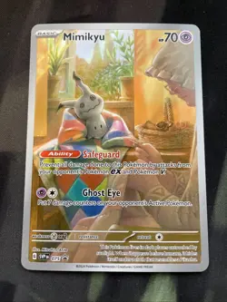 Mimikyu 075 Sv: Scarlet & Violet Promo Cards Holo Pokemon Full Art Psychic - Image 1