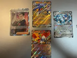 Pokemon TCG Destined Rivals Ex Cards & Full Art Lot Of 4 - Image 1