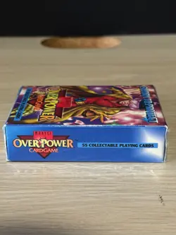 1995 FLEER MARVEL OVERPOWER SWORN TO PROTECT SEALED 55 CARD STARTER DECK BOX - Image 3