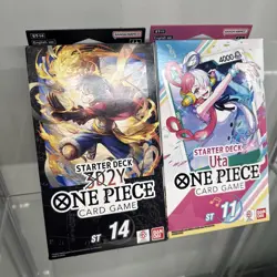 One Piece Card Game TCG Starter Deck Uta ST-11 And ST-14 Bundle - Image 2