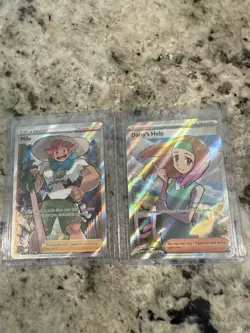 Lot of 5 Pokemon Full Art Trainer Cards Near Mint Ultra Rare And One SIR - Image 3