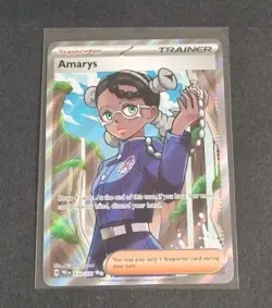 Pokemon TCG Amarys Card 132/131 Prismatic Evolutions Ultra Rare NM Pack Fresh - Image 1
