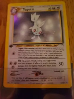 Pokemon Cards Near Mint NM 1st Edition Togetic 16/111 Neo Genesis - Image 3
