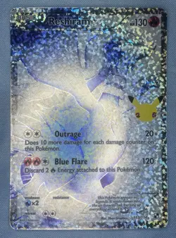Pokemon TCG Reshiram Celebrations Classic Collection Card 113/114 NM/M Condition - Image 1