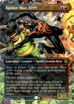 MTG Spider-Man 2099 (0205) (Borderless) Normal NM Marvel's Spider-Man Magic 205 - Image 1