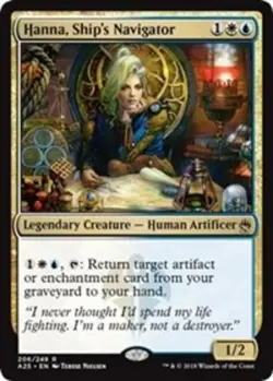 Near Mint x 1 Hanna, Ship's Navigator - Foil Masters 25 - Image 1