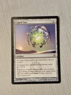 MTG - Caged Sun - New Phyrexia 132/175 Regular Rare - Image 1