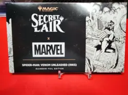 MTG Secret Lair Spider-Man Venom Unleashed Inks Foil - Sealed - Image 1