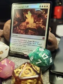MTG Emeria's Call / Emeria, Shattered Skyclave - Foil art - Zendikar Rising #012 - Image 2