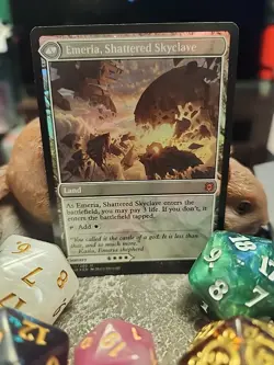 MTG Emeria's Call / Emeria, Shattered Skyclave - Foil art - Zendikar Rising #012 - Image 3