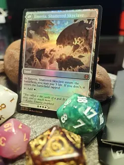 MTG Emeria's Call / Emeria, Shattered Skyclave - Foil art - Zendikar Rising #012 - Image 4