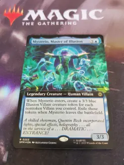 Mtg. Mysterio, Master of Illusion. Foil Borderless. Marvel's Spider-Man. Nm - Image 1