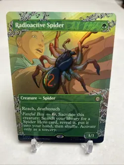 Radioactive Spider (Borderless) Marvel's Spider-Man Foil #212 Mint / NM - Image 1