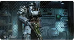 MTG x Fallout Playmat - Power Armor Artwork | Universes Beyond Mousepad - Image 1