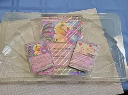 Pokemon Tcg: Mimikyu EX And Alcremie EX Journey Together Promo Cards & Jumbo - Image 1