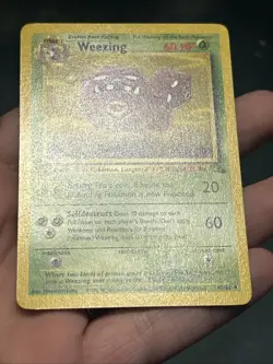 Pokemon TCG Weezing 45/62 1st Edition Fossil 1999 Uncommon- LP - Image 3