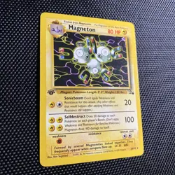 Magneton 26/62 Fossil 1st Edition Rare Pokemon Non Holo, Excellent condition! - Image 3