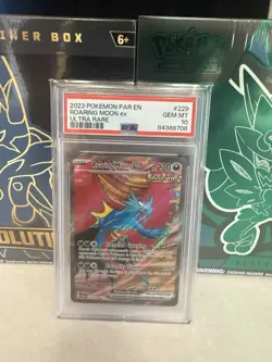 2023 Pokemon Roaring Moon EX Ultra Rare #251 PSA 10 Paradox Rift - Image 1