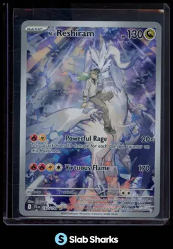 2025 POKEMON SV JOURNEY TOGETHER #167/159 N'S RESHIRAM ILLUSTRATION RARE - Image 1