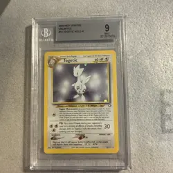 Pokemon TCG Neo Genesis Togetic #16/111 Unlimited Holo Rare Card Beckett 9 PSA - Image 1