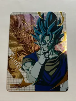 Vegito Dragon Ball Super Villains Signature Hot Foil Holo Card Doujin Anime Art - Image 1
