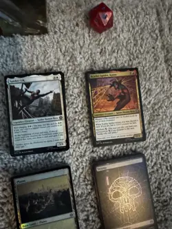 321 Card Lot- Magic MtG Spider-Man Bundle Borderless Web Foil Land Rares Mythics - Image 4