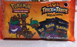 POKEMON TCG TRICK OR TRADE 2024 Booster BUNDLE LOT 35 MINI PACKS W/3 CARDS New - Image 1
