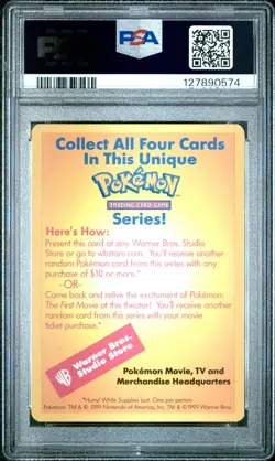 1999 POKEMON INSERT CARDS CATCH MEW! PSA 9 - Image 2