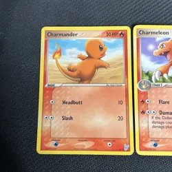 Charmander 2/12 Charmeleon 3/12 Minun Trainer Kit Pokemon Card 2 - Image 2