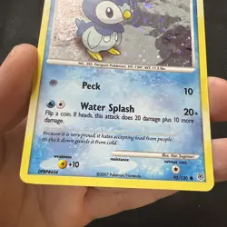 Piplup 93/130 Holo Diamond & Pearl Base Set Pokemon Card - Image 3