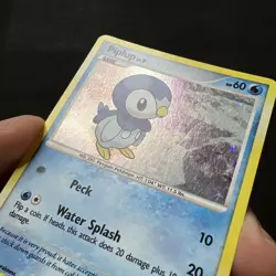 Piplup 93/130 Holo Diamond & Pearl Base Set Pokemon Card - Image 4