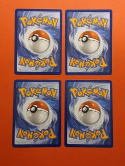 Pokemon Playset White Flare Hilda 084/086 (4) Trainer Supporter Cards Playset x4 - Image 2