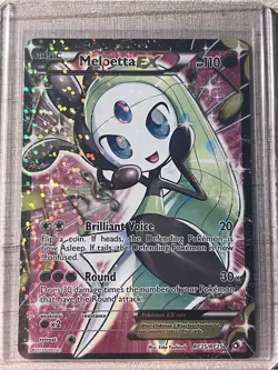 Meloetta EX Pokemon Card RC25/RC25 Legendary Treasures Radiant Collection NM - Image 1