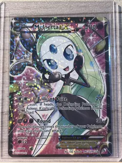 Meloetta EX Pokemon Card RC25/RC25 Legendary Treasures Radiant Collection NM - Image 3