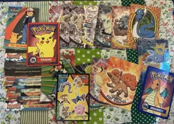 22 Topps Pokemon Collectable Cards 1998 + 1 Sticker Card And 2 Bonus Cards - Image 1