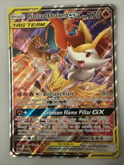 Charizard & Braixen GX - (SM Black Star Promo) SM230 Jumbo Cards Holo - Image 1