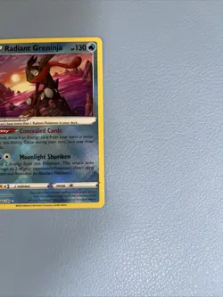 Pokemon TCG Radiant Greninja Holo Rare Card Swsh10: Astral Radiance 046/189 - Image 3