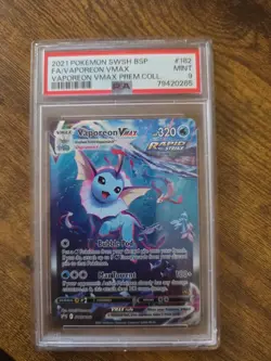 Vaporeon VMAX SWSH182 SWSH: Sword & Shield Promo Cards Holo - Image 1