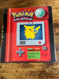 Vintage Pokemon 200+ Card Lot - Pikachu Binder Included - Image 1