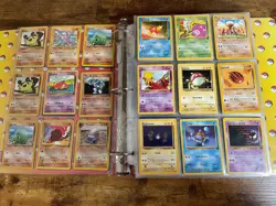 Vintage Pokemon 200+ Card Lot - Pikachu Binder Included - Image 4