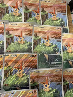 Victini Illustration Rare JUMBO Oversized Promo SVP208 Card Lot X17 - Image 3