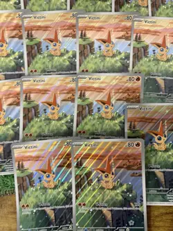 Victini Illustration Rare JUMBO Oversized Promo SVP208 Card Lot X17 - Image 4