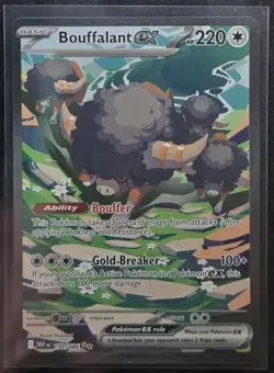 POKEMON TCG S&V White Flare BOUFFALANT EX SIR Special Illustration Card 170/086 - Image 1