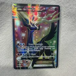 Pokemon TCG Xerneas-Ex Holo Full Art Ultra Rare Card XY 146/146 Mint Condition - Image 1