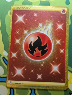 Fire Energy Gold 284/264 - Fusion Strike - Pokemon Card TCG - NM - Image 1